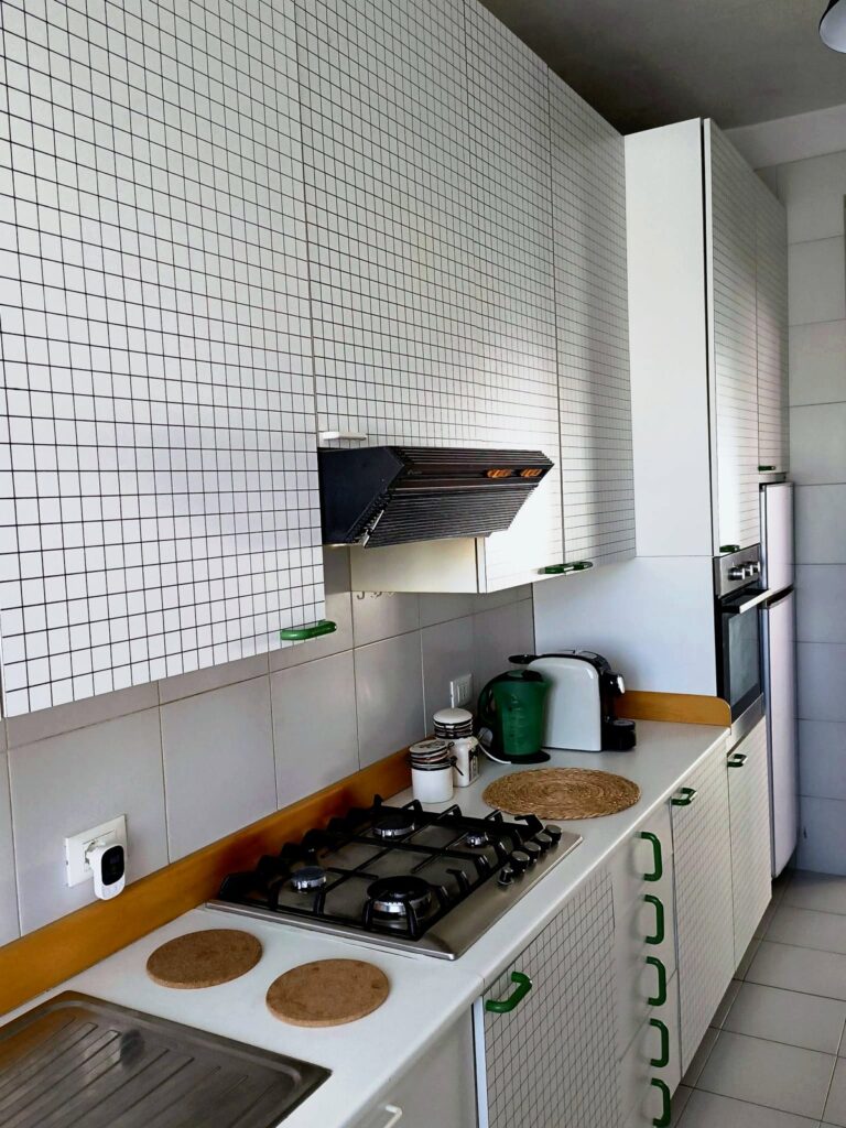Cucina dell'appartamento A Casa di Nora